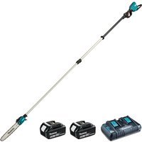 Makita DUA301 Twin 18v LXT Cordless Brushless Telescopic Pole Saw 2 x 5ah Li-ion Charger