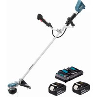 Makita DUR368A Twin 18v LXT Cordless Brushless Brush Cutter 350mm 2 x 5ah Li-ion Charger