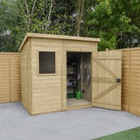 Forest Garden Tongue andamp; Groove Pent Shed - 7and#039; x 5and#039;