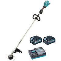 Makita UR008G 40v Max XGT Cordless Brushless Linetrimmer 2 x 2.5ah Li-ion Charger