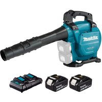 Makita DUB363 Twin 18v LXT Cordless Brushless Blower 2 x 5ah Li-ion Charger