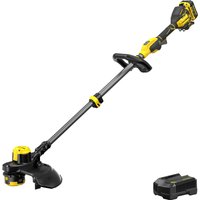 Stanley FatMax V20 18v Cordless Brushless Grass Trimmer 330mm 1 x 4ah Li-ion Charger