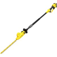 Stanley FatMax V20 18v Cordless Pole Hedge Trimmer 450mm 1 x 4ah Li-ion Charger
