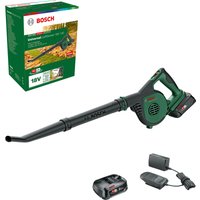 Bosch UNIVERSALLEAFBLOWER 18V-130 P4A 18v Cordless Garden Leaf  and Workshop Blower 2 x 2.5ah Li-ion Charger