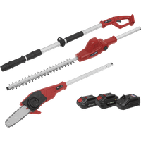 Sealey CP20VTPCOMBO 20v Cordless Hedge Trimmer Tree Pruner 1 x 2ah & 1 x 4ah Li-ion Charger