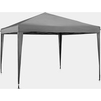 Grey 3m x 3m Pop-Up Gazebo - 2.5m Max roof height