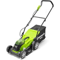 Greenworks G40LM35K2 40v Cordless mower c/w 2 x batteries & charger