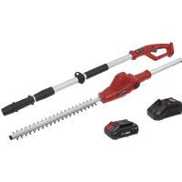 Sealey CP20VTP01 20v Cordless Telescopic Hedge Trimmer Kit 1 x 2ah Li-ion Charger