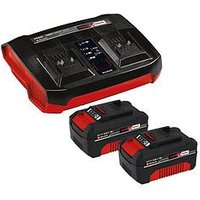 Einhell Pxc 18V 4.0Ah Twin Starter Kit - 2 X Battery &Amp; Twin Charger