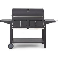 Tower Ignite Duo XL Charcoal BBQ, Black Steel
