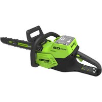 Greenworks GD60CS 60v Cordless Brushless Chainsaw 400mm No Batteries No Charger