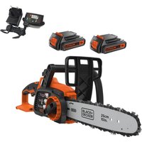 Black and Decker GKC1825L 18v Cordless Chainsaw 250mm 2 x 2ah Li-ion Charger