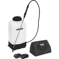 Sealey CP20VGBS 20v Cordless SV20 Series Garden Backpack Sprayer 1 x 2ah Li-ion Charger Bag