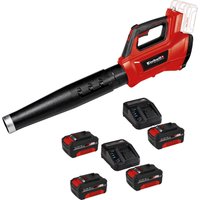 Einhell Professional GE-LB 36/210 Li E 36v Cordless Brushless Garden Leaf Blower 4 x 4ah Li-ion Charger