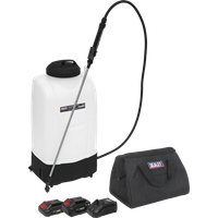 Sealey CP20VGBS 20v Cordless SV20 Series Garden Backpack Sprayer 1 x 2ah & 1 x4ah Li-ion Charger Bag