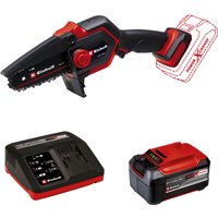 Einhell GE-PS 18/15 Li BL 18v Cordless Mini Pruning Chainsaw 130mm 1 x 5.2ah Li-ion Charger