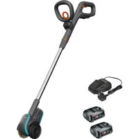 Gardena EASYWEED 1800 P4A 18v Cordless Patio Weeding Brush 2 x 2.5ah Li-ion Charger
