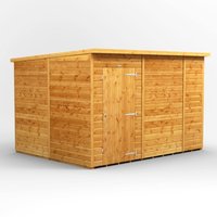 10 x 8 Power Pent Windowless Garden Shed