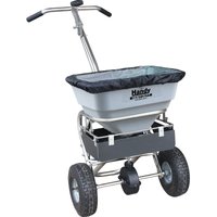 Handy THS70SALTHDUTY Stainless Steel Heavy Duty Push Feed, Grass and Salt Broadcast Spreader 32kg