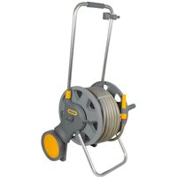 Hozelock Large Wheel Hose Reel Cart 1/2" / 12.5mm 50m Grey & Yellow