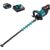Makita DUH751 18v LXT Cordless Brushless Hedge Trimmer 750mm 1 x 5ah Li-ion Charger