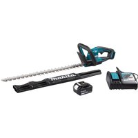 Makita DUH606 18v LXT Cordless Brushless Hedge Trimmer 600mm 1 x 5ah Li-ion Charger