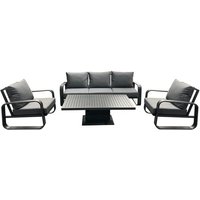 Babingley 5 Seater Lounge Set with Adjustable Table