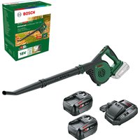 Bosch UNIVERSALLEAFBLOWER 18V-130 P4A 18v Cordless Garden Leaf  and Workshop Blower 2 x 4ah Li-ion Charger