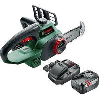 Bosch UNIVERSALCHAIN P4A 18v Cordless Chainsaw 200mm 1 x 6ah Li-ion Charger
