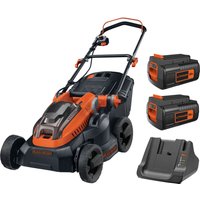 Black and Decker CLM3820L 36v Cordless Rotary Lawnmower 380mm 2 x 2ah Li-ion Charger