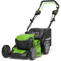 Greenworks GD24X2LM46SP 48v Cordless Brushless Self Propelled Rotary Lawnmower with 4 Slot Power 460mm No Batteries No Charger