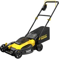 Stanley FatMax V20 36v Cordless Brushless Lawnmower 495mm 2 x 4ah Li-ion Charger