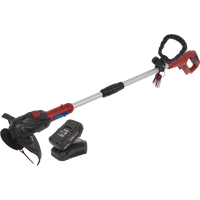 Sealey CS20V 20v Cordless Grass Trimmer 260mm 1 x 2ah Li-ion Charger