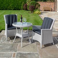 Prestbury Bistro Set Putty Grey