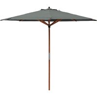 Willington Grey 2.7m Wooden Parasol
