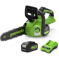 Cordless Brushless Chainsaw with 2Ah Battery & Charger