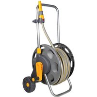 Hozelock 100-000-990 2435 60M Assembled Hose Cart & 50M Of 12.5Mm Hose