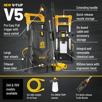 V-Tuf V5 X2 Pressure Washer 150Bar (110V)