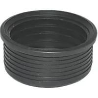 FloPlast Ring Seal Soil Rubber Boss Adaptor - 50mm Black