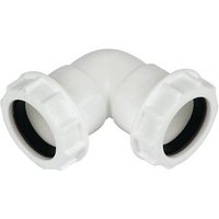 FloPlast Multi Fit Compression Waste Bend - 90 Degree x 40mm