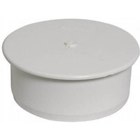 FloPlast Ring Seal Soil Socket Plug - 110mm White