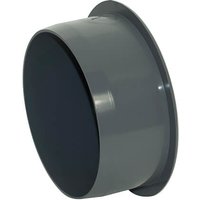 FloPlast Ring Seal Soil Socket Plug - 110mm Anthracite Grey