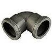FloPlast Push Fit Waste Bend Knuckle - 90 Degree x 50mm Grey