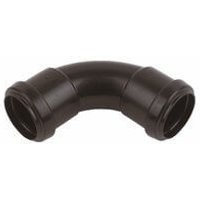 FloPlast Push Fit Waste Bend Swept - 92.5 Degree x 50mm Grey