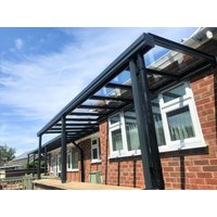 Simplicity 6 Aluminium Pergola / Veranda - 16000mm x 3200mm Rectangular - Black
