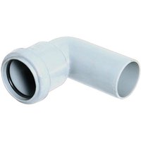 FloPlast Push Fit Waste Bend Swivel - 90 Degree x 32mm White