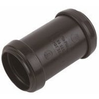 FloPlast Push Fit Waste Coupling - 40mm Black
